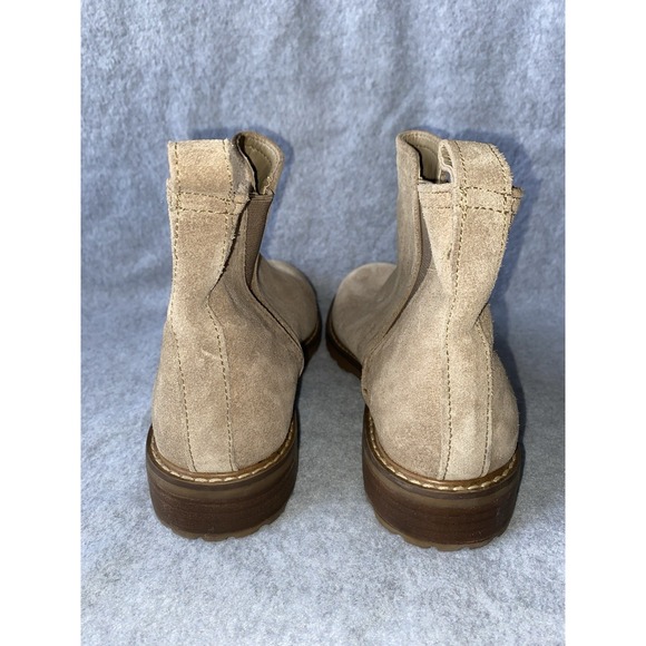Steve Madden "Jaffa" Light Brown Suede Ankle Boot Women's Size 7M New W/ Scuffs - Picture 5 of 8